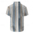 cheap Geometric Pattern-Men's Striped Geometric Pattern Button Up Shirt Printed Shirts Short Sleeve Hawaiian Resort Outdoor Business / Ceremony / Wedding Summer Turndown Print Button-Down White Pink Blue