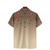 cheap Men&#039;s Printed Polo-Pattern Vintage Casual Men&#039;s Polo Shirt Golf Polo Short Sleeve Holiday Daily Wear Spring &amp; Summer Button 3D Print Collar Brown Micro-elastic 95% Polyester 5% Spandex