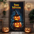 abordables Cubiertas de Puerta de Halloween-Decoraciones de puerta de Halloween, cubiertas de puerta de Halloween, calabaza de Jack-O-Lantern, castillo, tapiz de puerta, cortina de puerta, decoración, telón de fondo, pancarta de puerta para