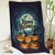 levne Halloween ložnice-halloweenská dekorace jack o&#039; lantern dýňová deka - měkký a příjemný fleece se slavnostním dýňovým designem - ideální pro halloweenskou výzdobu a udržení tepla