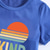 cheap Boy&#039;s 3D Vision &amp; Geometry-100% Cotton Kids Boys White Blue Hand Letters T shirt Tops Crew Neck Short Sleeve Casual Daily Wear Vacation Fashion Sport Print Summer