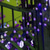 economico Halloween all'Aperto-luci a sfera a bolle solari, luci a globo di cristallo impermeabili per esterni per Halloween, Natale, matrimonio, festival, giardino, albero, atmosfera decorativa, luce multicolore viola-arancione 5m-20leds/6.5m-30leds