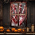 preiswerte Wandteppiche-Halloween-Fensterverkleidung, Stoffvorhang mit blutiger Hand, gruseliger Halloween-Vorhang, Horrorfilm-Poster, Fenster-/Türverkleidung, Deko für Spukhaus, gruselige Halloween-Fensteraufkleber für