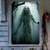 billige Veggtepper-halloween vindusdekor dekorasjoner, stoff spøkelse brud skumle halloween gardin skrekkfilm plakat vindusdør som dekker dekor for hjemsøkt hus, skummelt halloween vindu klinger dekaler innendørs