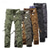 abordables Pantalones cargo-Hombre Pantalones cargo Pantalones Pantalones tácticos Botones Multi bolsillo Plano Listo para vestir Diario Exterior Acampada y Senderismo Moda Clásico Ejercito verde Verde Hierba