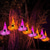 cheap Indoor &amp; Party Lighting-8PCS Halloween Witch Hat Lights, 40 LED Light Up Hanging String Lights with Remote Control, Battery Powered Outdoor Halloween Decorations for Tree, Garden, Yard, Balcony and Party Decor
