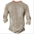 cheap Ethnic Style-Men&#039;s Tribal Cowboy T Shirt Henley Shirt Long Sleeve 3D Print Designer Retro Vintage Western Style Street Casual Daily Summer Spring Fall Light Brown Blue Brown Henley Henley T-Shirt