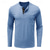 preiswerte Lässige T-Shirts für Herren-Herren Henley Shirt Tee langarmshirt Glatt Henley Casual Festtage Langarm Button-Down Bekleidung Baumwollmischung Modisch Designer Komfortabel Essential