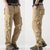 cheap Cargo Pants-Men&#039;s Cargo Pants Tactical Pants Trousers Buttons Multi Pocket Plain Wearable Outdoor Daily Camping &amp; Hiking Fashion Classic Dark Khaki Grass Green