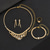 billige Smykkesett-Brude smykker sett 4 Fuskediamant 1 Halskjede 1 Armbånd 1 Ring Øredobber Dame Elegant Stilfull Søt Smuk Klassisk Kjærlighed Dyrebar Smykkesett Til Bryllup Fest &amp; Aften Gave