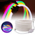 billige Neon LED-lys-1m 2m 3M Stripelys med neon 150 LED Fleksibel neon 14mm 1set Varm hvit Rød Blå LED Stripelampe Utendørs Vanntett Ferie 220-240 V 110-120 V