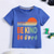 cheap Boy&#039;s 3D Vision &amp; Geometry-100% Cotton Kids Boys White Blue Hand Letters T shirt Tops Crew Neck Short Sleeve Casual Daily Wear Vacation Fashion Sport Print Summer