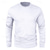 abordables T-shirts décontractés pour hommes-Homme Chemise gaufrée T shirt Tee T-shirt Chemise à manches longues Plein Col Ras du Cou Plein Air Vacances manche longue Vêtement Tenue Mode Design basique