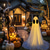 cheap Outdoor &amp; Yard Displays-Halloween Decorations Lighted Ghosts Outdoor Decoration Lights Yard Halloween Standing Ghost Lights Battery Operated Porch for Patio Spooky Atmosphere Decorations 1pc