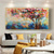 cheap Landscape Paintings-Handmade Oil Painting Canvas Wall Art Decoration Modern Abstract Rich Tree  Landscape for Living Room Home Decor Rolled Frameless Unstretched Painting