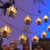 cheap Halloween Indoor-1.5M 10LED Halloween Lantern String Ghost Festival Scene Atmosphere Decoration Lantern String Spider Web Bat Pumpkin Death God Festival Decorative Lanterns 1pc