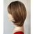 economico Parrucche trendy sintetiche-parrucche corte per donne parrucca corta a strati con frangia parrucca sintetica naturale carina