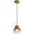 cheap Island Lights-LED Pendant Light 3-Color Light Source 15cm 1-Light Glass Mid Century Round Hanging Lamp Vintage Industrial Lighting for Kitchen Island Dining Room Restaurant Bar 110-240V