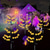 billige Halloween lys-1 stk solar skull hagelys 20led utendørs halloween gresskar lys vanntett gjør-det-selv-dekorasjon for plengård gangvei landskapsbelysning