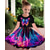 cheap 3D Butterfly Dress-Girls&#039; 3D Graphic Butterfly Dress Short Sleeve Summer Spring Vacation Daily Holiday Princess Beautiful Sweet Kids 4-12 Years Casual Dress A Line Dress Knee-length Regular Fit