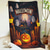 levne Halloween ložnice-halloweenská dekorace jack o&#039; lantern dýňová deka - měkký a příjemný fleece se slavnostním dýňovým designem - ideální pro halloweenskou výzdobu a udržení tepla
