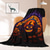 cheap Halloween Bedroom-Halloween Decoration Jack O&#039; Lantern Pumpkin Throw Blanket - Soft and Cozy Fleece with Festive Pumpkin Design - Perfect for Halloween Decor and Keeping Warm