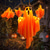 cheap Halloween Lights-1pc Halloween Decorations Lighted Ghost Hanging Light Porch, Adjustable Arms for Glass Window, Indoor &amp; Outdoor Tree Decor - Festive Atmosphere Decorative Light with 3 Lighting Modes (White &amp; Orange)