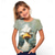 cheap Girl&#039;s 3D Animals-Girls&#039; 3D Graphic Cartoon T shirt Tee Short Sleeve Summer Spring Fashion Basic Kids 4-12 Years Crew Neck Outdoor Casual Daily Regular Fit