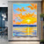 cheap Landscape Paintings-Seascape Painting hand painted 3D Textured Art painting handpainted White Sea Wave Gray Beach Abstract Painting hand painted Acrylic wave ocean Painting Large Framed painting Wall Art paintings