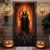 cheap Halloween Door Covers-Door Decorations Skeletons Door Covers Door Tapestry Door Curtain Decoration Backdrop Door Banner for Front Door Farmhouse Holiday Party Decor Supplies