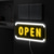 abordables Lampes néon led-enseigne au néon ouverte led entreprise néon enseigne ouverte applique murale art déco roman nuit néon lampes alimentées par fil usb pour bars, magasins, café, hôtel, décorations extérieures
