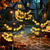 billige Halloween lys-1 stk solar skull hagelys 20led utendørs halloween gresskar lys vanntett gjør-det-selv-dekorasjon for plengård gangvei landskapsbelysning
