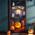 cheap Halloween Decoration-Halloween Door Decorations Halloween Door Covers Jack O Lantern Pumpkin Door Curtain Door Tapestry Decoration Backdrop Door Banner for Front Door Farmhouse Holiday Party Indoor Outdoor Decor Supplies