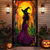 preiswerte Türabdeckungen-Halloween-Türdekorationen, Halloween-Türabdeckungen, bezaubernde Hexen-Türteppiche, Türvorhang-Dekoration, Hintergrund, Türbanner für die Haustür, Bauernhaus, Urlaubsparty, Innen- und