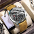 cheap Quartz Watches-BINBOND Men Quartz Watch Fashion Business Wristwatch Luminous Alarm Clock Calendar Waterproof Steel Leather Watch