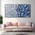 cheap Floral/Botanical Paintings-Mintura Handmade 3D Abstract Blue Oil Paintings On Canvas Wall Art Decoration Modern Flowers Picture For Home Decor Rolled Frameless Unstretched Painting