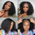 cheap Human Hair Lace Front Wigs-Human Hair 13x4 Lace Front Wig Free Part Brazilian Hair Wavy Water Wave Short Bob Wig 180% 250% Density with Baby Hair 100% Virgin Glueless Pre-Plucked For wigs for black women Short Human Hair