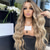 cheap Human Hair Lace Front Wigs-Remy Human Hair 13x4 Lace Front Wig Free Part Brazilian Hair Wavy Multi-color Wig 130% 150% Density Ombre Hair Highlighted / Balayage Hair For Women Long Human Hair Lace Wig