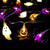 abordables luces de halloween-Cadena de luces de Halloween con forma de calabaza fantasma iluminada, 3 m, 20 ledes, funciona con pilas, para festivales, fiestas, jardines, decoración del hogar, balcones, casas embrujadas, bares,