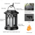 cheap Hallowen Prop Lighting-Solar Lanterns Outdoor Waterproof Flickering Flame LED Hanging Lanterns Decorative Outdoor Solar Lights for Garden Patio Pathway Yard Halloween Indoor Outdoor Decorations 1pc
