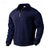 economico Felpe di base-Per uomo Maglia Felpa con zip corta Nero Bianco Blu marino Cachi Grigio chiaro Mezza zip Semplice A coste Testurizzato Trama a maglia Sport &amp; Outdoor Quotidiano Ferie Poliestere Streetwear Essenziale