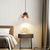 cheap Island Lights-LED Pendant Light 3-Color Light Source 15cm 1-Light Glass Mid Century Round Hanging Lamp Vintage Industrial Lighting for Kitchen Island Dining Room Restaurant Bar 110-240V