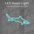 cheap Neon LED Lights-1pc Blue Shark LED Neon Light Sign, USB Powered Neon Sign Light for Home Bedroom Aquarium Zoo Bar Club Pub Party Wall Art Decoration Hanging Light