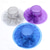 cheap Party Hats-Vintage Wedding Hats Wedding Accessories Collapsible Sunscreen Hats Fascinators Elegant Large Wide Brim Formal Hat