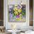preiswerte Blumen-/Botanische Gemälde-Mintura handgefertigte Blumen-Ölgemälde auf Leinwand, Wandkunst, Dekoration, moderne abstrakte Bilder für die Inneneinrichtung, gerolltes, rahmenloses, ungedehntes Gemälde