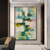 cheap Abstract Paintings-Handmade Oil Painting Canvas Wall Art Decoration Abstract for Home Decor Rolled Frameless Unstretched Painting