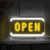 abordables Lampes néon led-enseigne au néon ouverte led entreprise néon enseigne ouverte applique murale art déco roman nuit néon lampes alimentées par fil usb pour bars, magasins, café, hôtel, décorations extérieures
