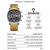 cheap Quartz Watches-BINBOND Men Quartz Watch Fashion Business Wristwatch Luminous Alarm Clock Calendar Waterproof Steel Leather Watch