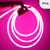 billige Neon LED-lys-1m 2m 3M Stripelys med neon 150 LED Fleksibel neon 14mm 1set Varm hvit Rød Blå LED Stripelampe Utendørs Vanntett Ferie 220-240 V 110-120 V