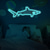 cheap Neon LED Lights-1pc Blue Shark LED Neon Light Sign, USB Powered Neon Sign Light for Home Bedroom Aquarium Zoo Bar Club Pub Party Wall Art Decoration Hanging Light